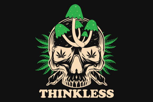 Cannabis Skull Vintage SVG: A Designer's Review