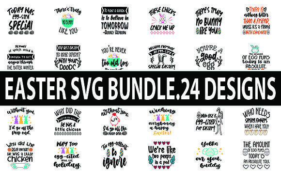 Easter SVG Bundle Review: 24 Designs for Spring Embroidery