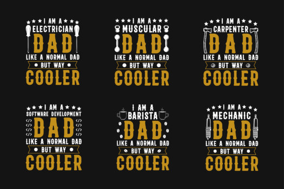 Father Day Dad Typography SVG T-Shirt Review