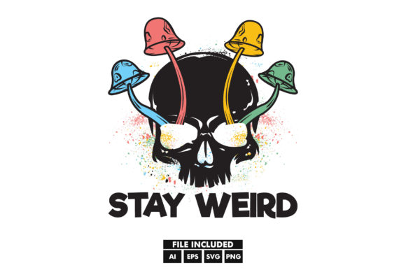 Mushroom Skull Vintage SVG T-Shirt: A Designer's Review