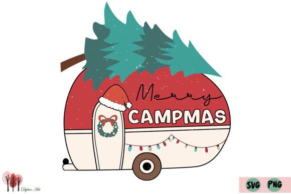Review: Christmas Camper SVG PNG for Embroidery