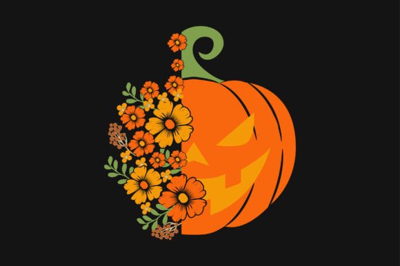 Review: Floral Pumpkin Halloween SVG for Embroidery