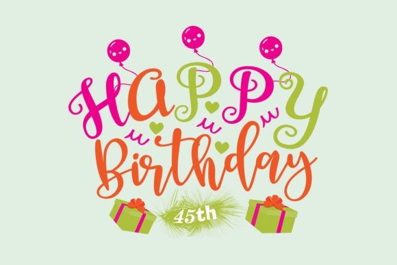 Review: Happy Birthday 45th SVG for Real Embroidery Projects