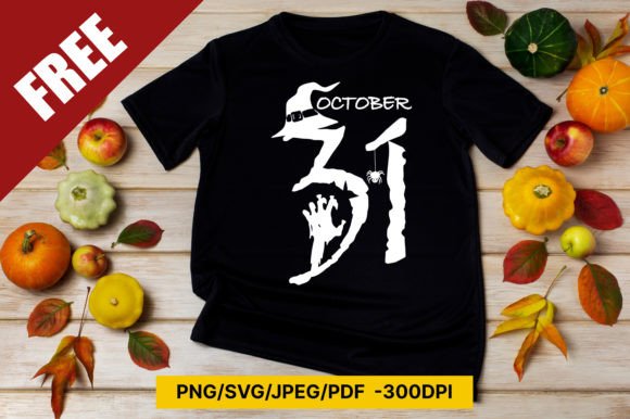 Review: October 31 Halloween Free PNG, SVG for Embroidery