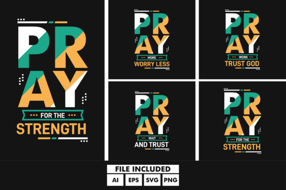 Review: Pray for Typography Quotes SVG T Shirt