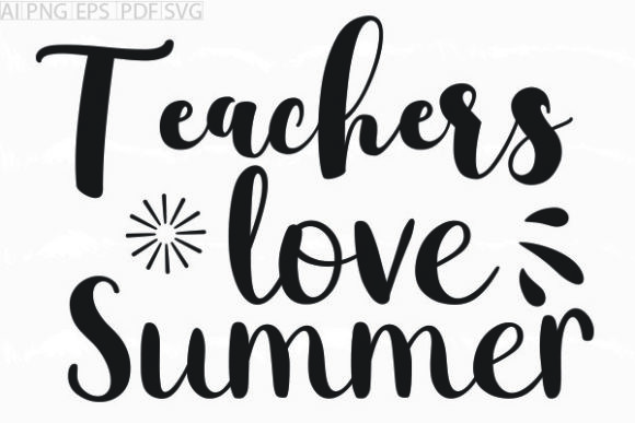 Review: Teachers Love Summer SVG for Embroidery Projects