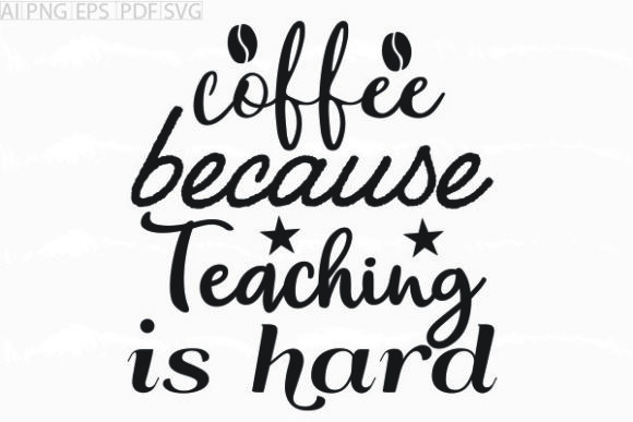 Reviewing the Coffee Because Teaching SVG for Embroidery