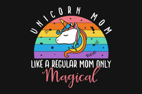 Unicorn Mom Mother Day SVG T-shirt: A Designer's Review